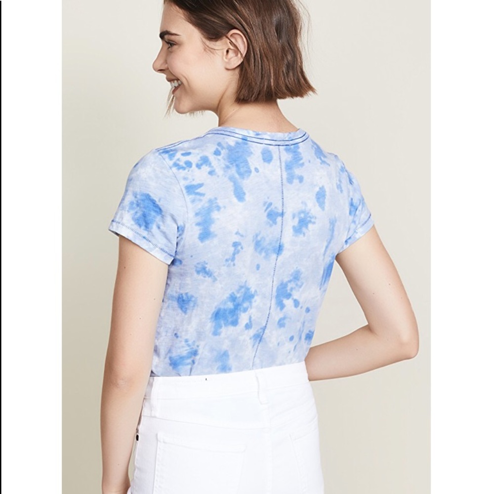 🆕NWT!! Rag and Bone Tee Tie Dye blue no flaws! - Picture 3 of 7